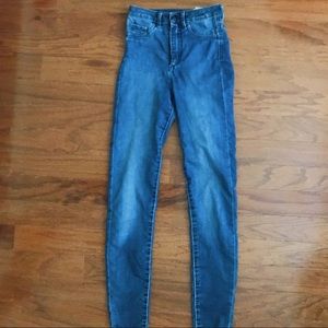 H&M skinny dark wash jeggings